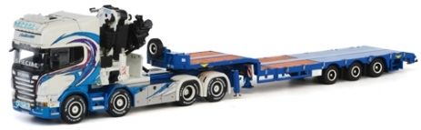 WSI01-1325 - SCANIA R Topline 4 Essieux avec Grue FASSI et Plateau 3 Essieux 