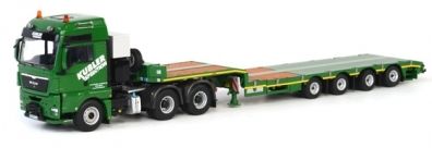 WSI01-1521 - MAN TGX XXL 6x4 Avec Remorque porte Engins 4 Essieux 