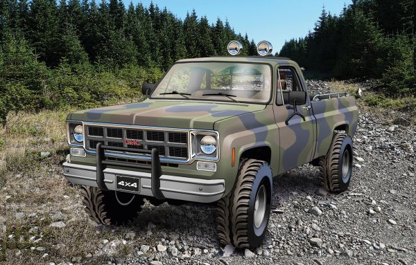 REV17226 - GMC Big Game Country Pickup 1978 à assembler - 1