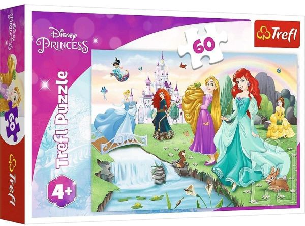 TRF17361 - Puzzle 60 Pièces Rencontres avec les princesses - 1