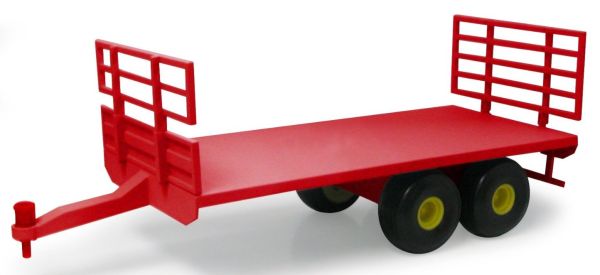 BRI42605 - Plateau 2 Essieux Rouge Ech:1/16 Compatible avec les articles BRUDER - 1