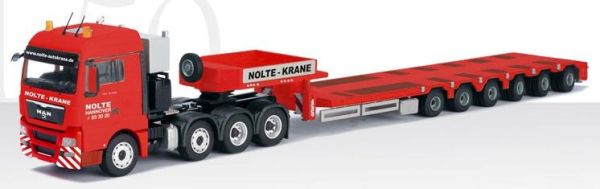 CON70178/04 - MAN TGX XLX SLT 4 Essieux Avec remorque surbaissée 6 Essieux NOLTE KRANE - 1