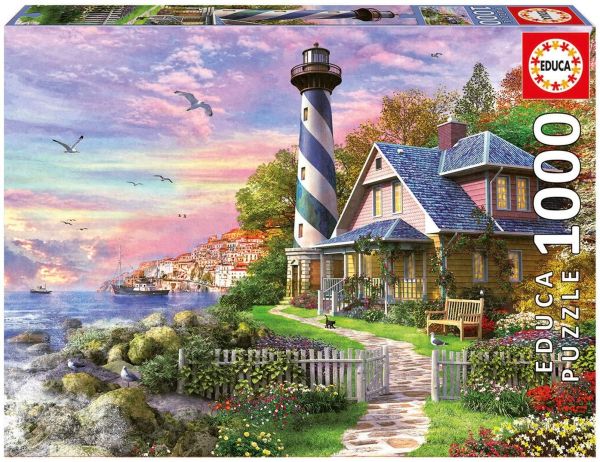 EDU17740 - Puzzle 1000 Pièces Phare de Rock Baby - 1