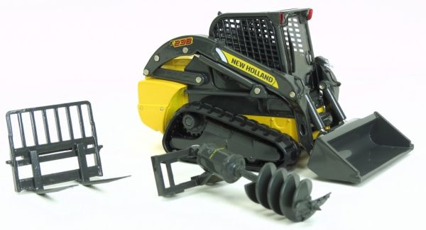 DIVT31005 - Mini chargeur NEW HOLLAND C238 sur chenilles avec accessoires Ech:1/32 - 1