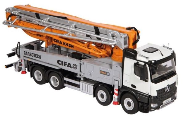 NZG885 - MERCEDES Arocs 8x4 Avec Pompe à Béton CIFA K45H Carbotech - 1