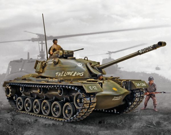 REV17853 - Char M-48 A-2 Patton à assembler - 1