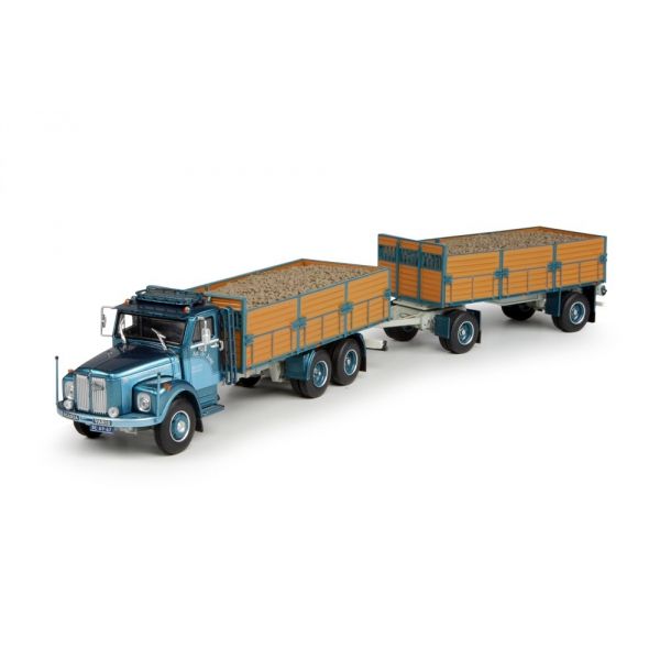 TEK64047 - SCANIA L75 Porteur 6x4 Avec remorque 2 Essieux 