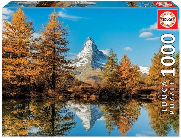 EDU17973 - Puzzle 1000 Pièces Le mont Cervin en Automne - 1