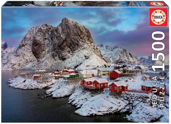 EDU17976 - Puzzle 1500 Pièces l'île Lofoten en Norvège - 1