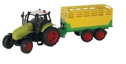 KID510653D - Tracteur à Friction Vert Claas avec Bétaillère - 1