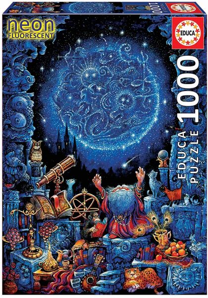 EDU18003 - Puzzle 1000 Pièces Fluorescent Astrologie - 1