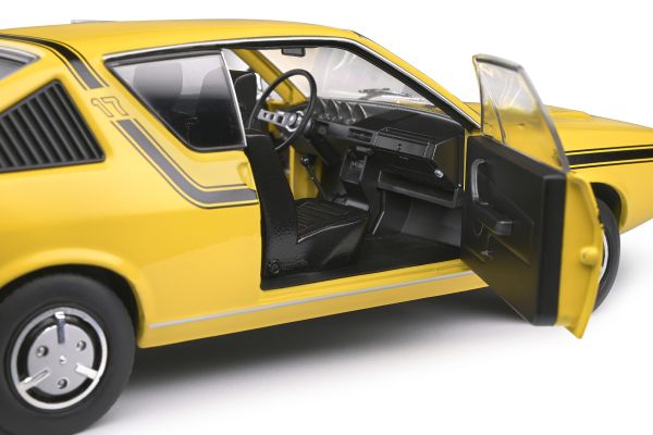 Miniature NOREV 1/43 – Renault 17 TS N833 – Couleur Jaune Clair – Boîte D'origine – Occasion