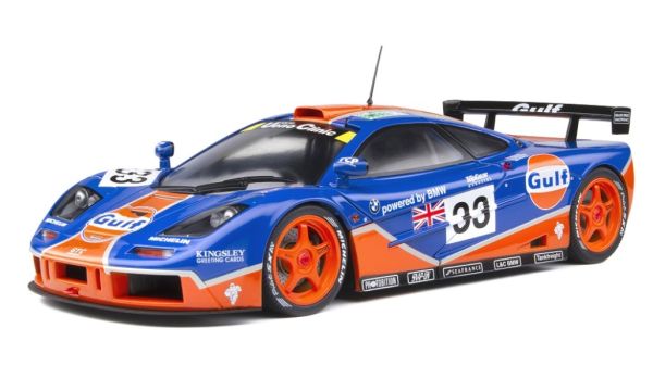 SOL1804101 - Mc LAREN F1 GTR Short tail 24H Le MANS 1996 Bleue et orange - 1