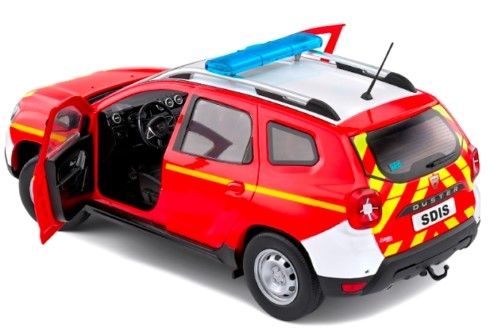 Dacia Duster Pompier Miniature Solido 1/18 - Neuf - Véhicule De Secours