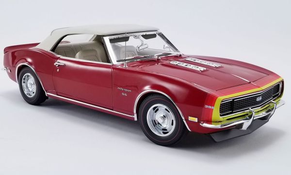 ACME1805718 - CHEVROLET Camaro SS convertible Unicorn 1968 Bordeaux - 1