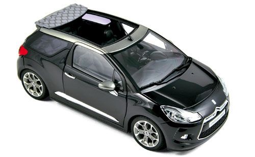NOREV181545 - CITROEN DS3 Cabriolé Noire (2013) - 1