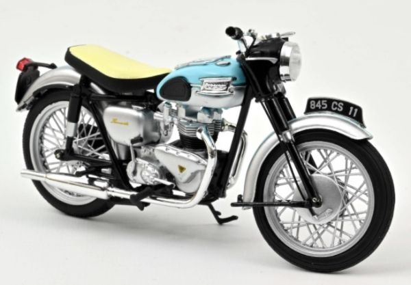 NOREV182040 - TRIUMPH Bonneville 1959 Bleu et argent - 1