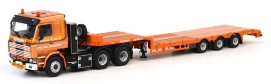 WSI06-1066 - SCANIA R143 Topline 6x4 avec Porte Engins 3 Essieux 