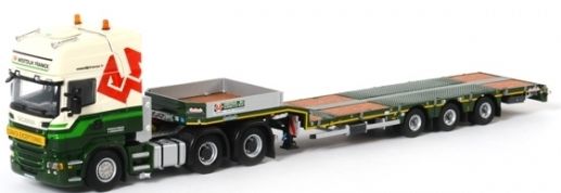 WSI01-1387 - SCANIA R09 Topline 6X4 Avec Porte Engins extensible NOOTEBOOM 3 Essieux 
