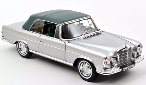 NOREV183761 - MERCEDES  280 SE Cabriolet 1969 Argent métallisé - 1