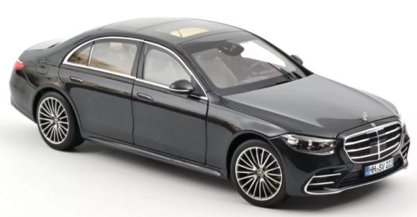 NOREV183800 - MERCEDES  S-Class AMG-Line 2021 Bleu anthracite - 1