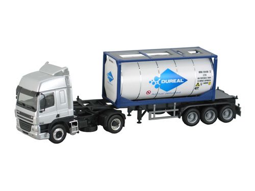 HER1690 - DAF CF 4x2 Avec remorque 3 Essieux container citerne 