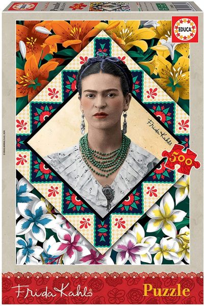 EDU18483 - Puzzle 500 Pièces Frida Kahlo - 1