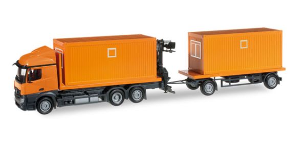 HER304313 - MERCEDES Actros Streamspace 3+2 Essieux Porte container Ech:1/87 - 1