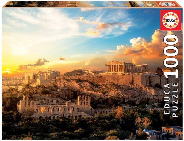 EDU18489 - Puzzle 1000 Pièces l'acropole d'Athènes - 1
