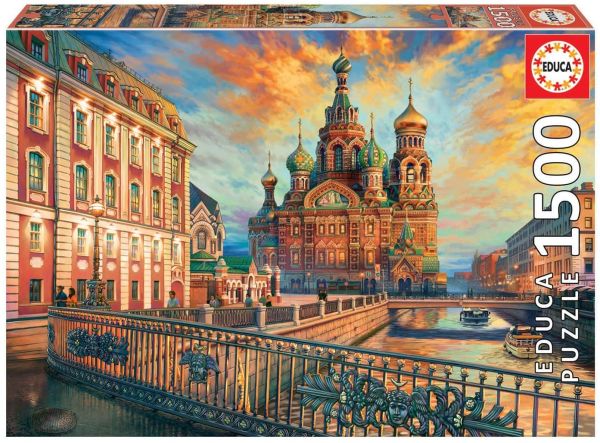 EDU18501 - Puzzle 1500 Pièces St Saint-Pétersbourg - 1