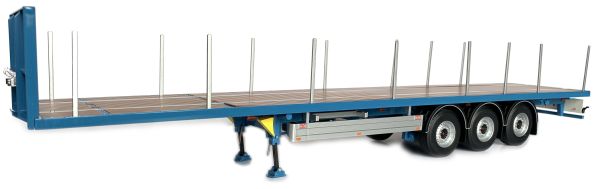 MAR1901-03 - Plateau 3 essieux bleu - 1