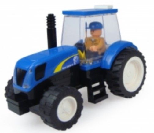 UHK1200 - NEW HOLLAND Avec un personnage à monter en briques de construction (48 Piéces) - 1