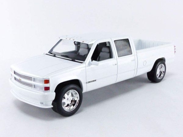 GREEN19072 - CHEVROLET 3500 crew cab Silverado 1997 Blanc - 1