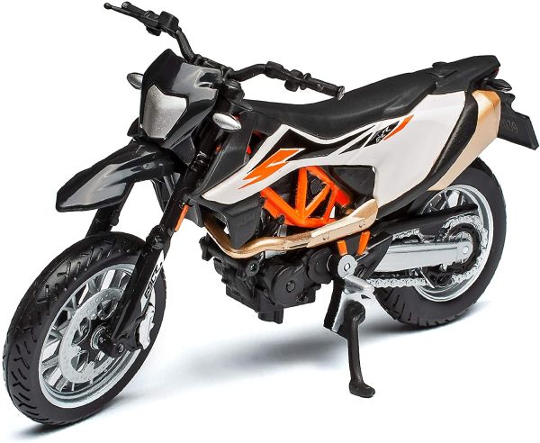 MST19131 - KTM 690 SMC R Noire blanche et orange - 1