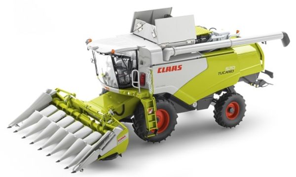 WIK170656 - Moissonneuse CLAAS Tucano 570 à Pneus avec Bec Maïs 