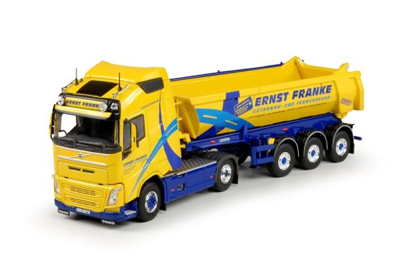 TEK67512 - VOLVO FH04 Globetrotter 4X2 Avec Benne Ronde 3 Essieux 