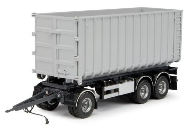 TEK63505 - Remorque porte container 3 essieux avec container 40m3 - 1
