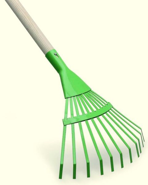 LM9047 - Ramasse feuille pour enfants en métal longueur du manche:70 cm 