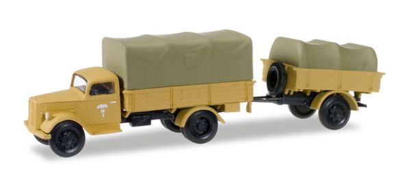 HER745291 - Camion OPEL Blitz avec remorque 