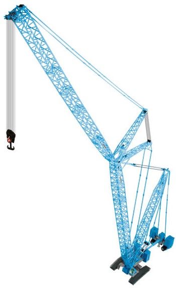 NZG843/03 - Grue LIEBHERR sur chenille LR 1600/2 Avec Derrick 