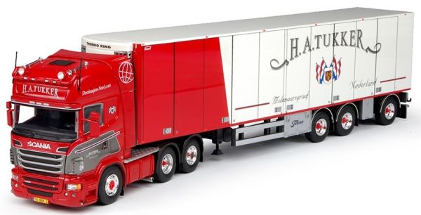 TEK67958 - SCANIA 7 Toline 6x4 Avec Remorque 3 Essieux frigorifique THERMOKING 