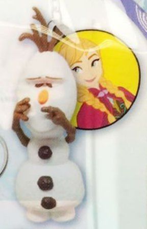 T8941A - Porte clé figurine REINE DES NEIGES - Olaf et Anna - 1