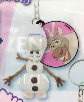 T8941C - Porte clé figurine REINE DES NEIGES - Olaf et Sven - 1