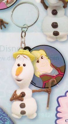 T8941D - Porte clé figurine REINE DES NEIGES - Olaf et Kristoff - 1