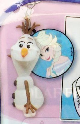 T8941E - Porte clé figurine REINE DES NEIGES - Olaf et Elsa - 1