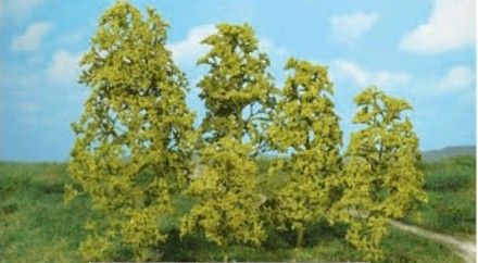 HEK1640 - Lot de 12 arbres naturels Vert clair - 1