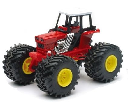 NEW19936F - Monster truck tracteur rouge - 1