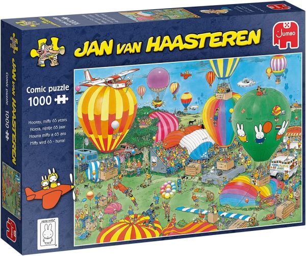 JMB20024 - Puzzle comique 1000 pièces JAN van HAASTEREN Hourra muffy à 65 ans - 1