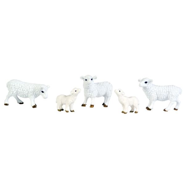 DTF2002975 - 3 moutons avec 2 agneaux - 1