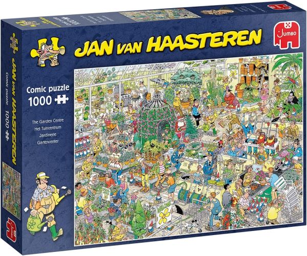 JMB20030 - Puzzle comique 1000 pièces JAN van HAASTEREN La bibliothèque - 1